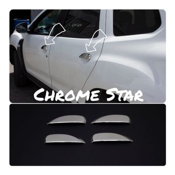 Dacia Sandero 2013 Üzeri Paslanmaz Çelik 4 Kapı Krom Kapı Kolu