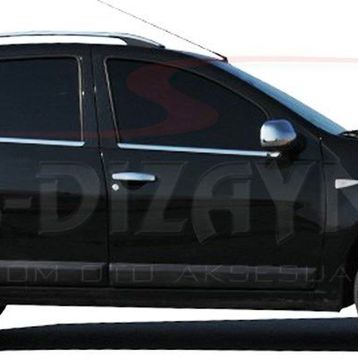 Dacia Sandero Abs 2007-2014 2 Prç Krom Ayna Kapağı