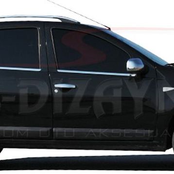 Dacia Sandero Abs 2007-2014 2 Prç Krom Ayna Kapağı
