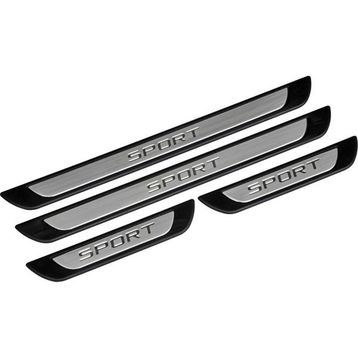 Dacia Sandero Stepway Krom Line 2008-2012 4 Parça Krom Kapı Eşik Koruması