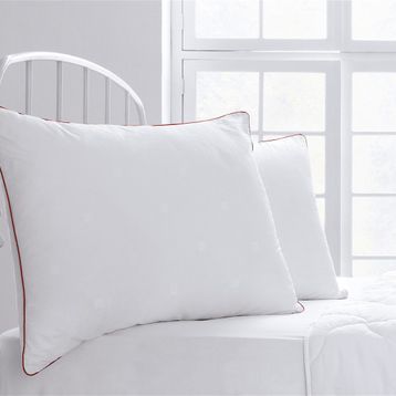 Dacron 50x70 cm Kırmızı Kenarlı Yastık