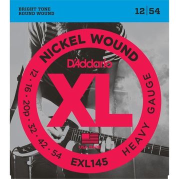 Dadario Exl145 Xl 12-54 Nickel Wound Elektro Gitar Tel Seti