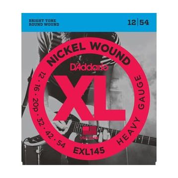 Dadario Exl145 Xl 12-54 Nickel Wound Elektro Gitar Tel Seti