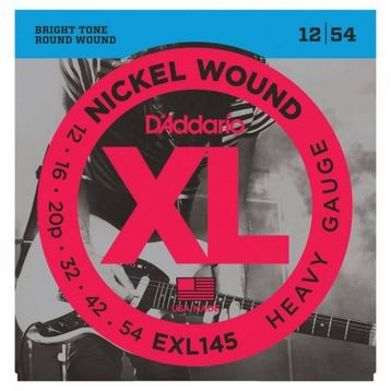 Dadario Exl145 Xl 12-54 Nickel Wound Elektro Gitar Tel Seti