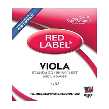 D'addario 4107 Red Label Medıum Vıola 15-16.5 inç Tel Seti