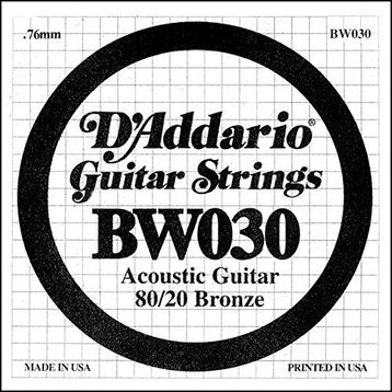 D'addario BW030 Akustik Gitar Tek Teli