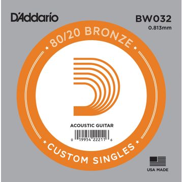 D'addario BW032 Akustik Gitar Tek Teli