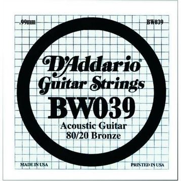 D'addario BW039 Akustik Gitar Tek Teli