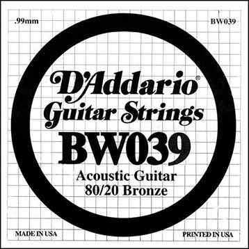 D'addario BW039 Akustik Gitar Tek Teli