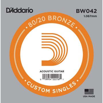 D'addario BW042 Akustik Gitar Tek Teli