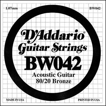 D'addario BW042 Akustik Gitar Tek Teli