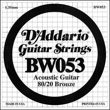D'addario BW053 Akustik Gitar Tek Teli
