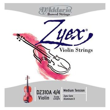 D'addario DZ310A Zyex 4/4 Medıum Tensıon RE ALU Keman Tel Sei