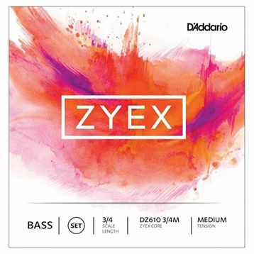 D'addario DZ61034M ZYEX Kontrabas Teli