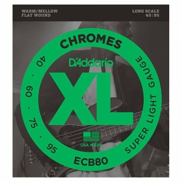 D'addario ECB80 Bass Gitar Tel Seti