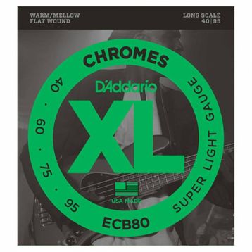 D'addario ECB80 Bass Gitar Tel Seti