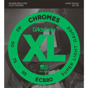 D'addario ECB80 Bass Gitar Tel Seti