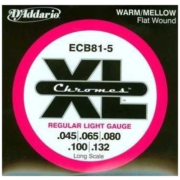 D'addario ECB815 5 Telli Soft Long 0.45 Bas Tel Set
