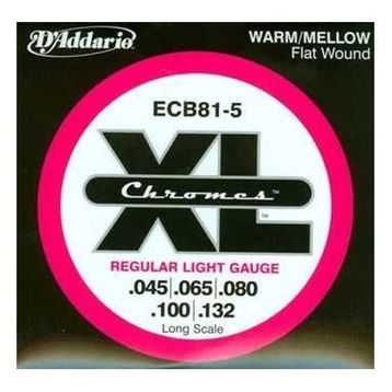 D'addario ECB815 5 Telli Soft Long 0.45 Bas Tel Set