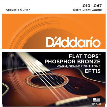 D'addario EFT15 Akustik Gitar Teli