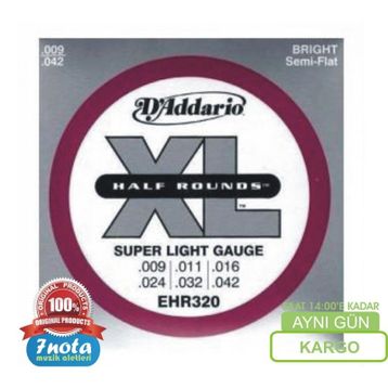 D'addario EHR320 Elektro Gitar Teli