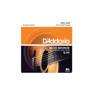 D'addario EJ10 Akustik Gitar Tel Seti