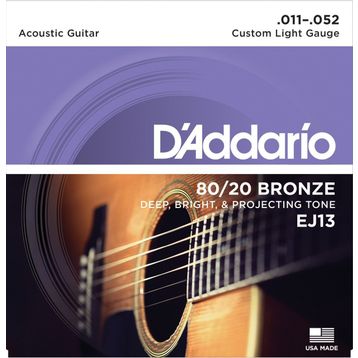 D'addario EJ13 Akustik Gitar Tel Seti