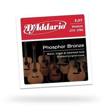 D'addario EJ17 Bronze Med Akustik Tel Set