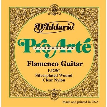 D'addario EJ25C Flamenco Gitar Tel Seti
