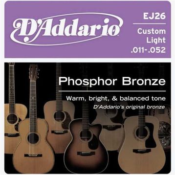 D'addario EJ26 Akustik Gitar Tel Seti