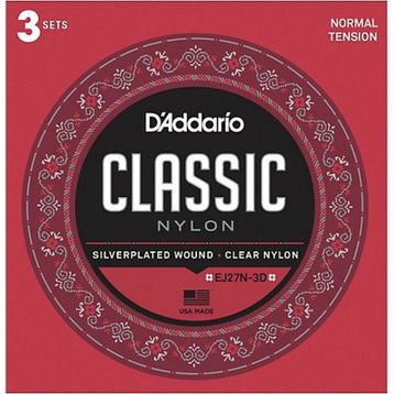 D'addario EJ27N 3-4 Boy Klasik Gitar Teli