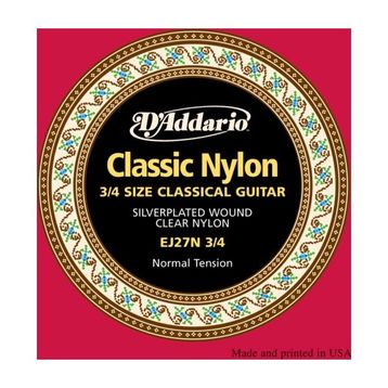 D'addario EJ27N 3-4 Boy Klasik Gitar Teli