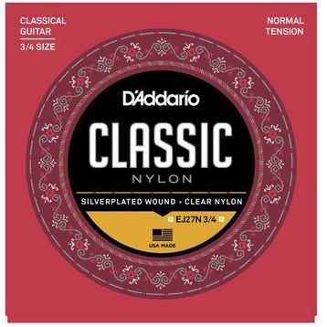 D'addario EJ27N 3-4 Klasik Gitar Teli