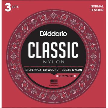 D'addario EJ27N 3-4 Klasik Gitar Teli