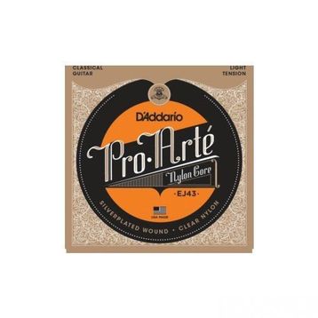 D'addario EJ43 Light Tension Silver Klasik Tel Set