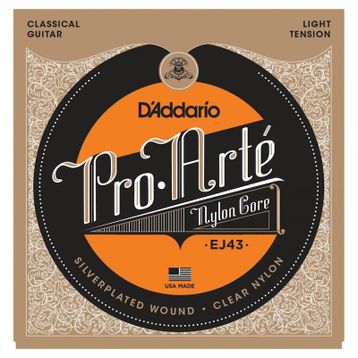 D'addario EJ43 Light Tension Silver Klasik Tel Set