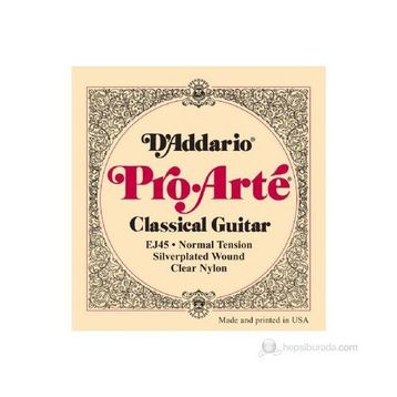 D'addario EJ45 Klasik Gitar Tel Seti