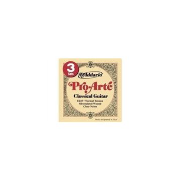 D'addario EJ453D Pro Arte Normal 3'lü Paket Klasik Tel