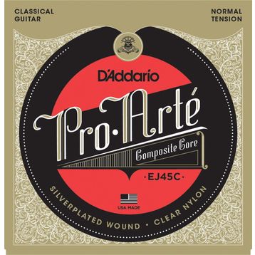 D'addario EJ45C Composite Normal Tension Silver Klasik Tel Set