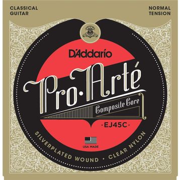 D'addario EJ45C Composite Normal Tension Silver Klasik Tel Set