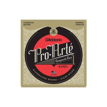 D'addario EJ45C Composite Normal Tension Silver Klasik Tel Set