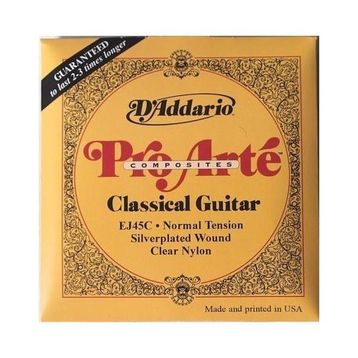 D'addario EJ45C Composite Normal Tension Silver Klasik Tel Set