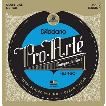 D'addario EJ46C Composite Hard Tension Silver Klasik Tel Set