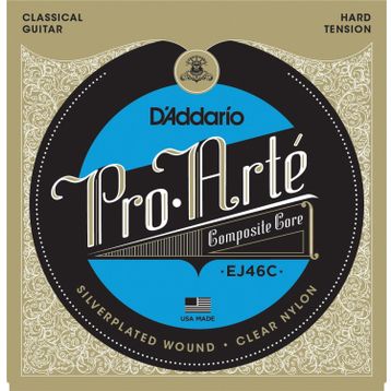 D'addario EJ46C Composite Hard Tension Silver Klasik Tel Set