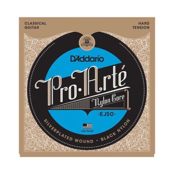 D'addario EJ50 Hard Tension Nylon Silver Klasik Tel Set