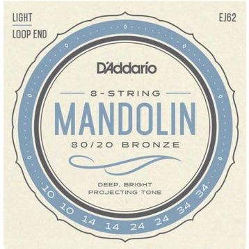 D'addario EJ62 Mandolin Tel Seti