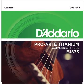 D'addario EJ87S Soprano Ukulele Tel Seti