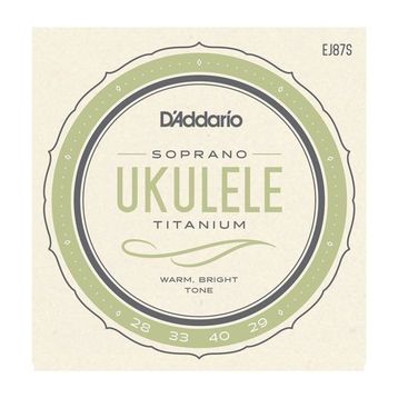 D'addario EJ87S Soprano Ukulele Tel Seti
