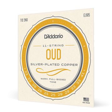 D'addario EJ95 Ud Silver Plated Wound Tel Seti