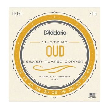 D'addario EJ95 Ud Silver Plated Wound Tel Seti